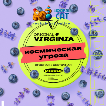 Табак для кальяна Original Virginia Middle Космическая Угроза 25г Акцизный